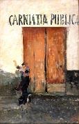Maria Fortuny i Marsal Macello pubblico oil painting
